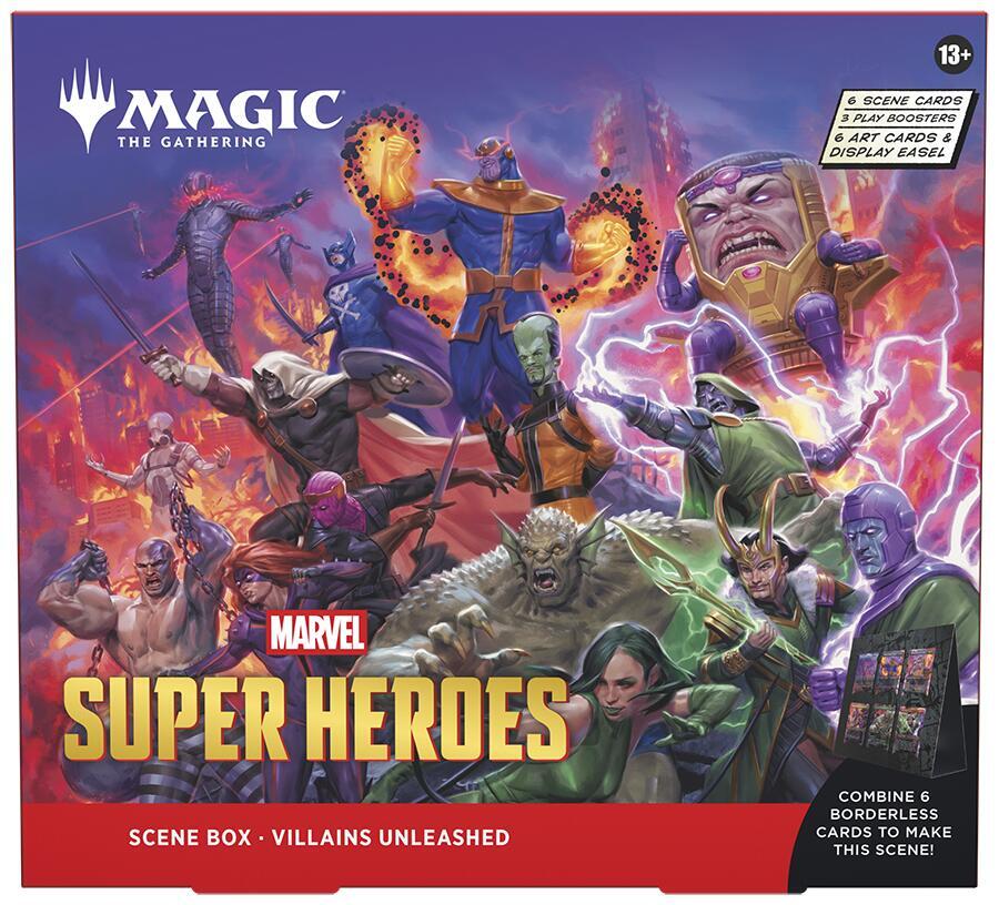 Magic the Gathering -Marvel Super Hereos Scene Box - Villians Unleashed - Marvel Super (MSH) (Copy)