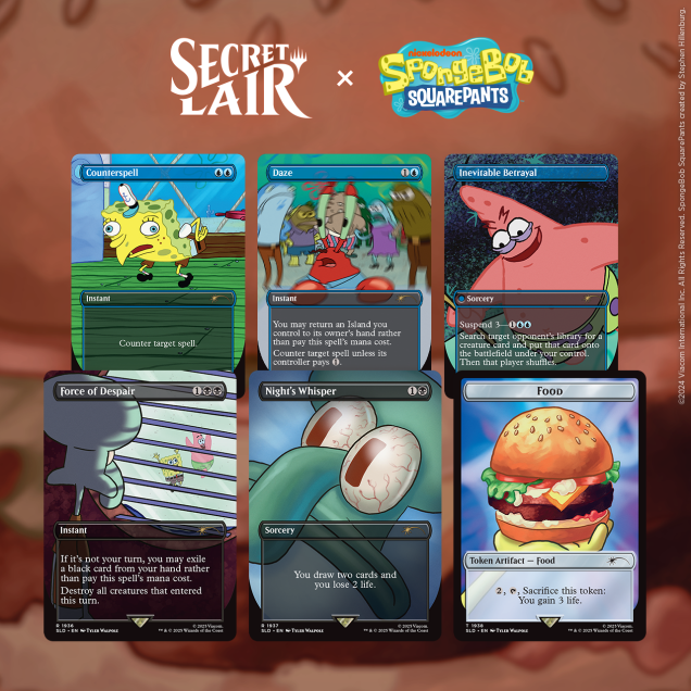 Magic the Gathering: Secret Lair x SpongeBob Squarepants - Internet Sensation
