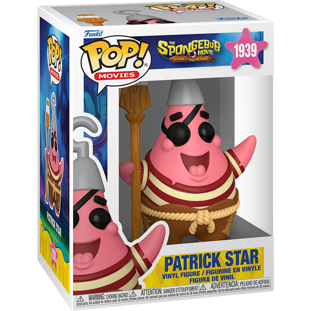 The SpongeBob Movie: Search for SquarePants Patrick Star Funko Pop! Vinyl Figure #1939
