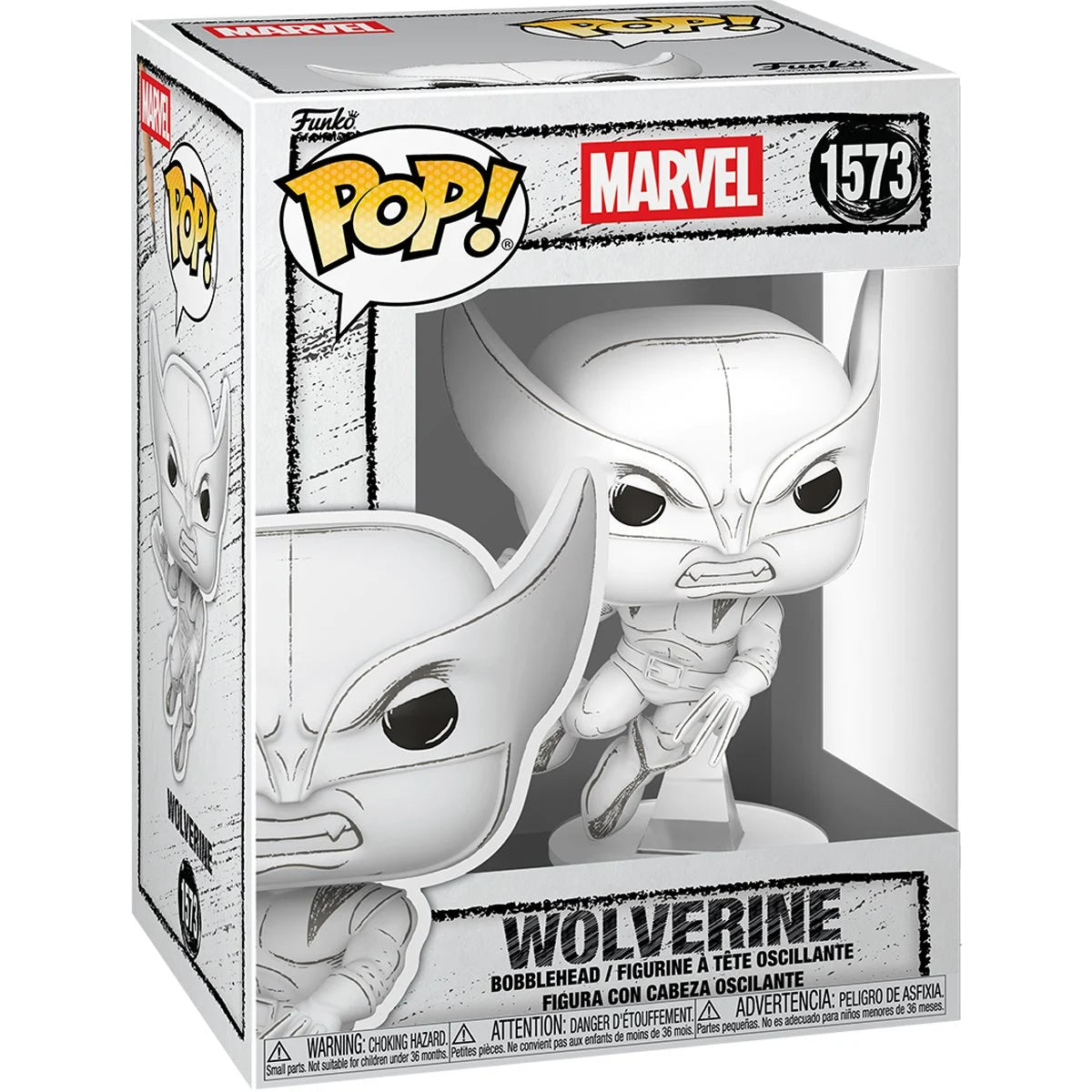 Marvel Sketched Wolverine Funko Pop! Vinyl Figure #1573