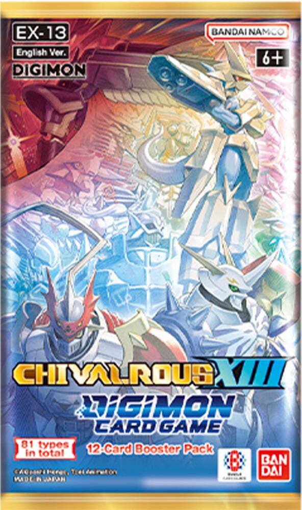 Digimon Card Game : Chivalrous XIII EX-13 - Booster Pack