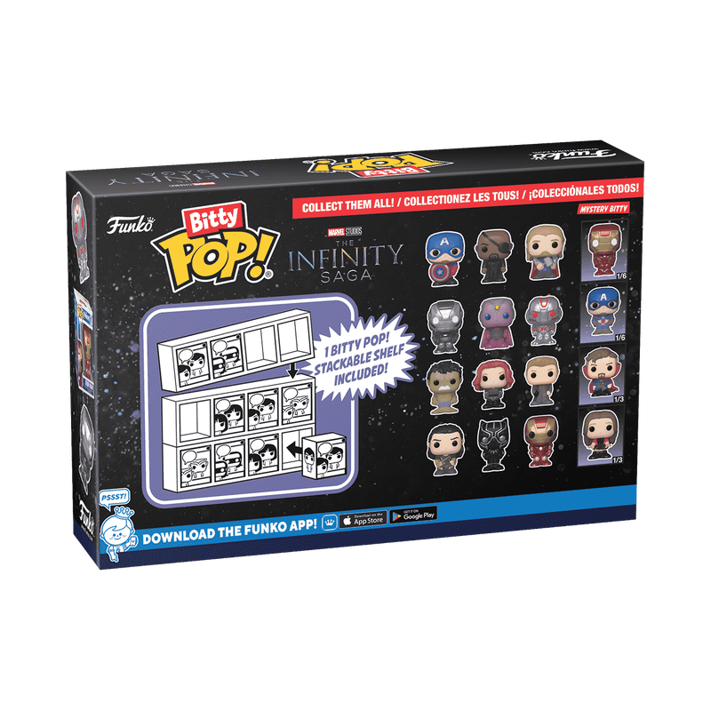 MARVEL BITTY Funko POP!  THE INFINITY SAGA 4-PACK SERIES 3