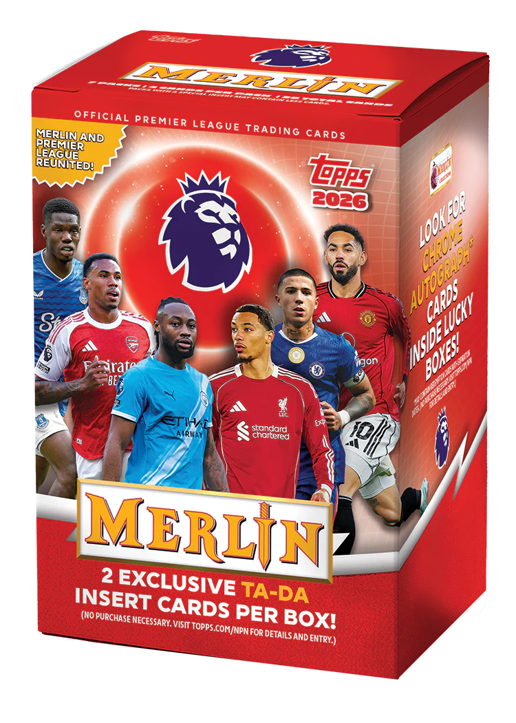 2026 Topps Merlin Premier League Blaster Box