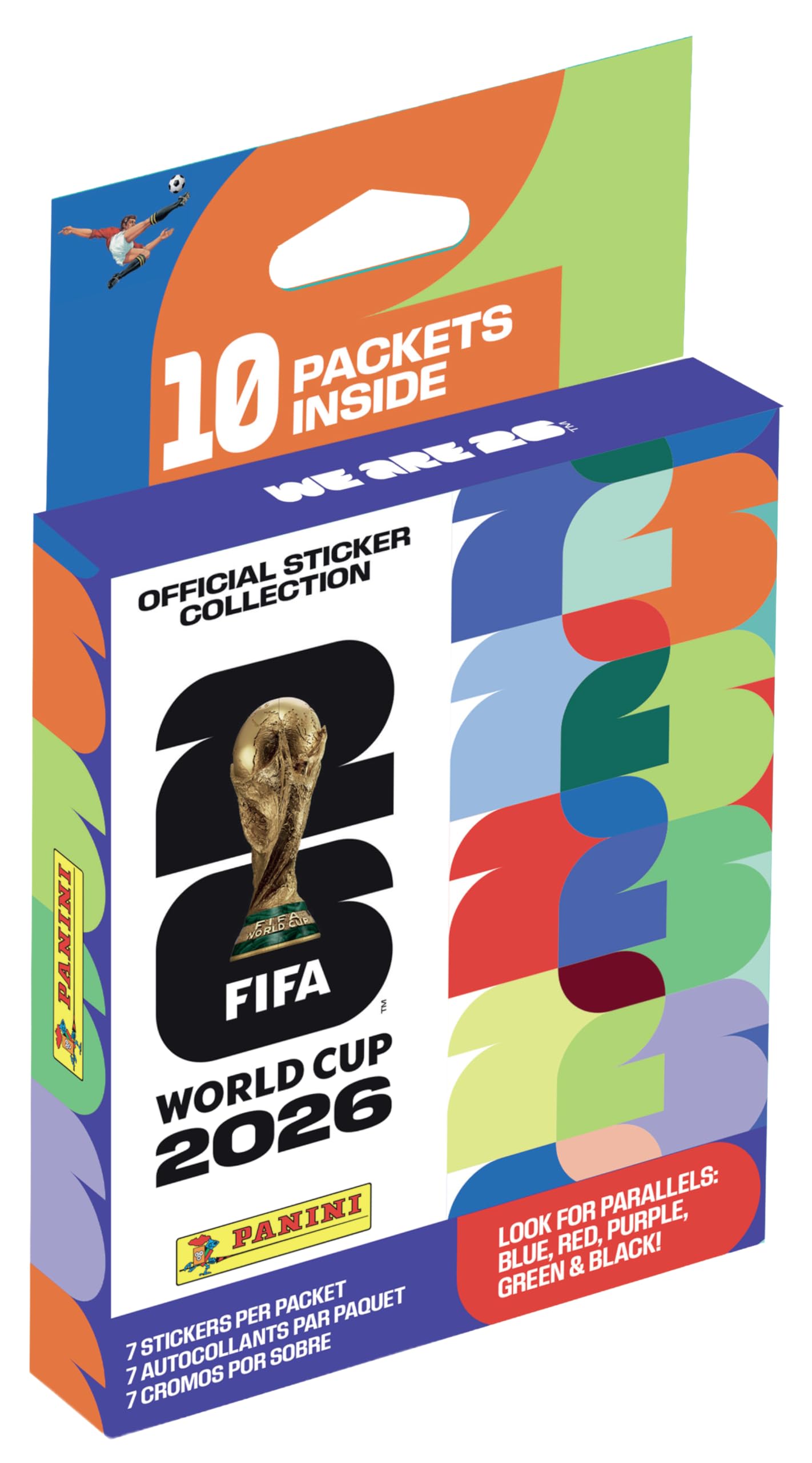 2026 Panini FIFA World Cup Sticker Box (10ct)
