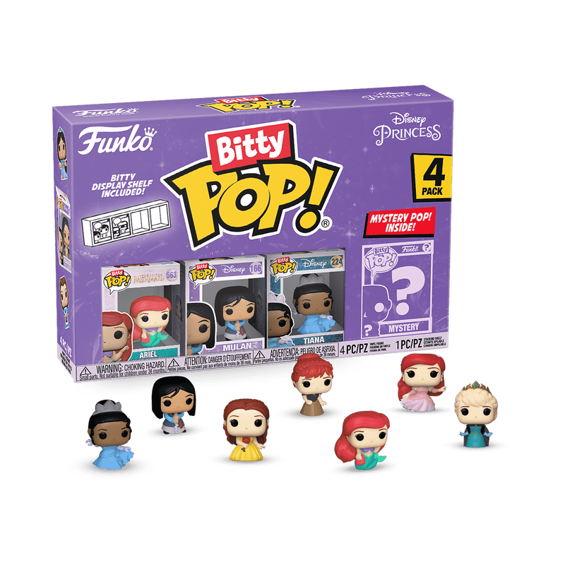 Funko BITTY POP! DISNEY PRINCESS 4-PACK SERIES 1