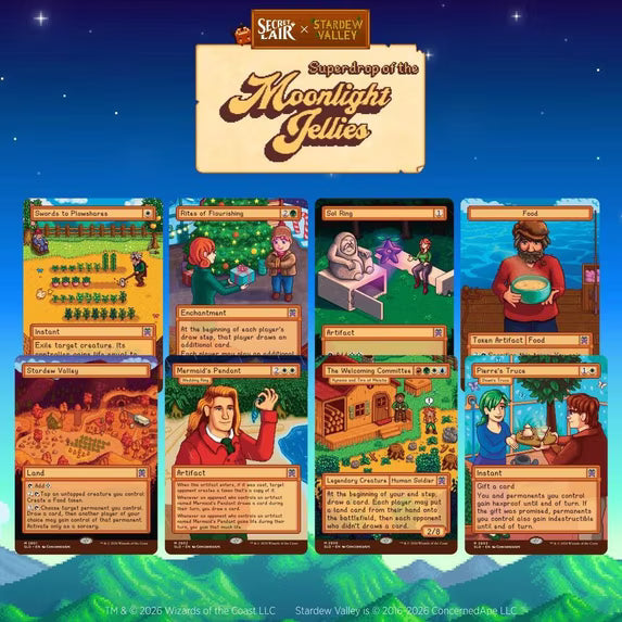 Magic the Gathering Secret Lair Stardew Valley: Welcome to Stardew Valley Set (WPN Exclusive)