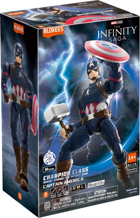 Blokees Marvel MCU The Infinity Saga - Captain America Champion Class Model Kit