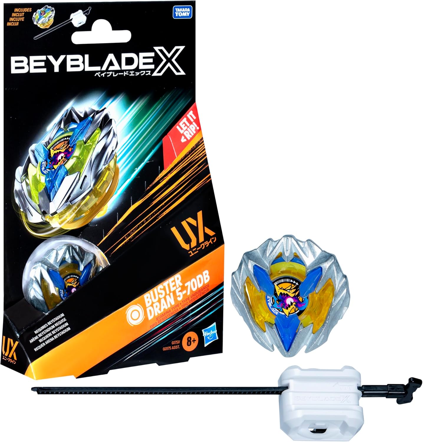 Beyblade X: UX Buster Dran 5-70DB Starter Pack