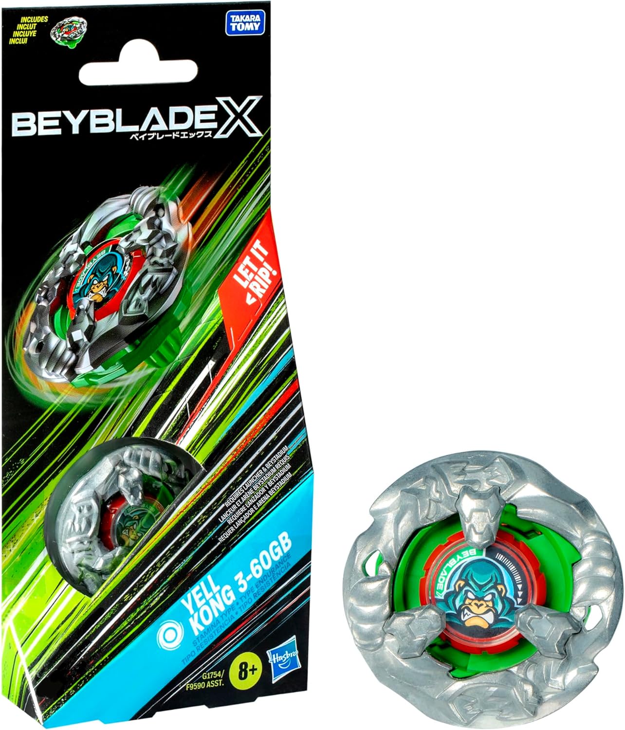 Beyblade X: Yell Kong 3-60GB Booster Pack