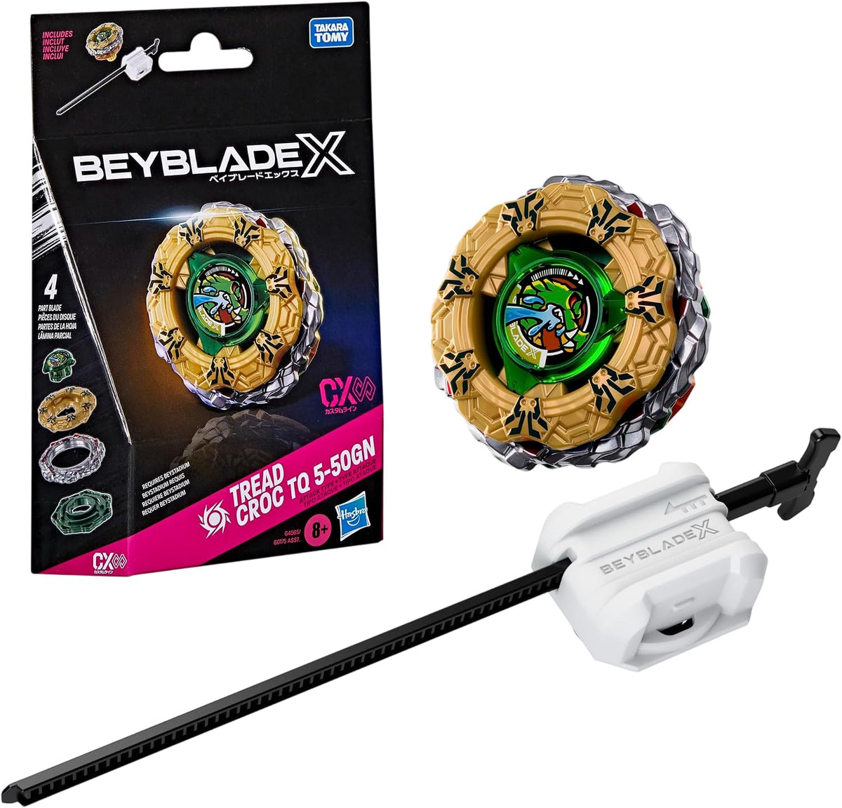 Beyblade X : Tred Croc TQ 5-50GN Starter Kit
