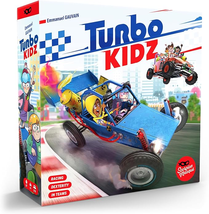 Turbo Kidz | Racing Board Game for Kids and Families