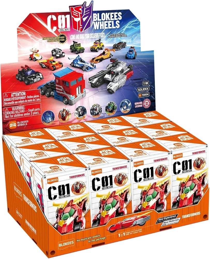 Blokees Transformers: Wheels Roll Out Mystery Pack C01 [1 RANDOM Model Kit Figure]