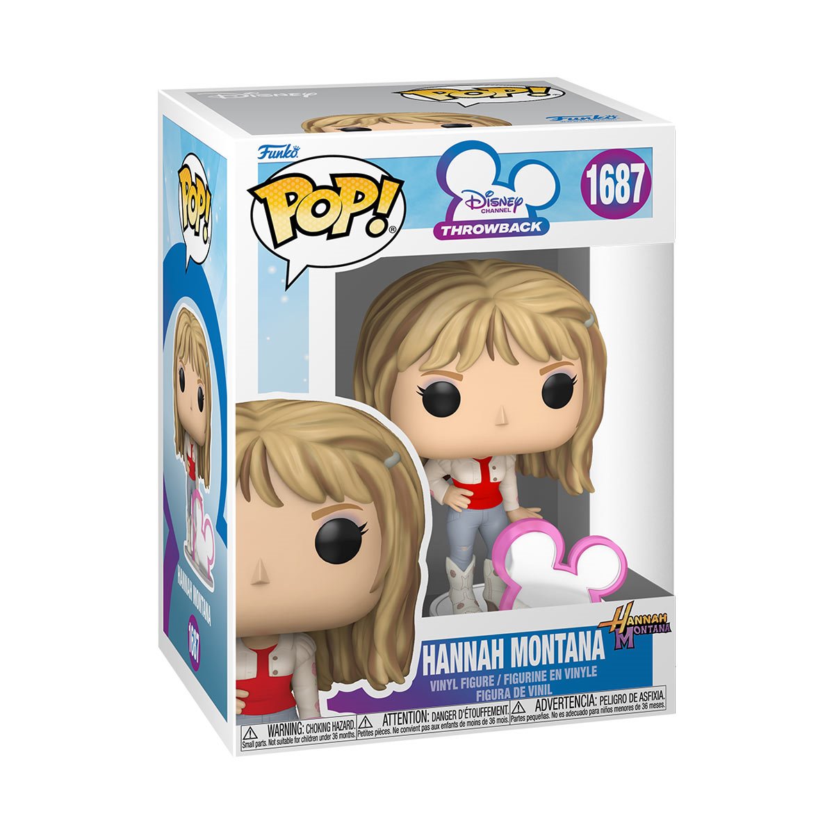 Hannah Montana with Disney Icon Funko Pop! Vinyl Figure #1687