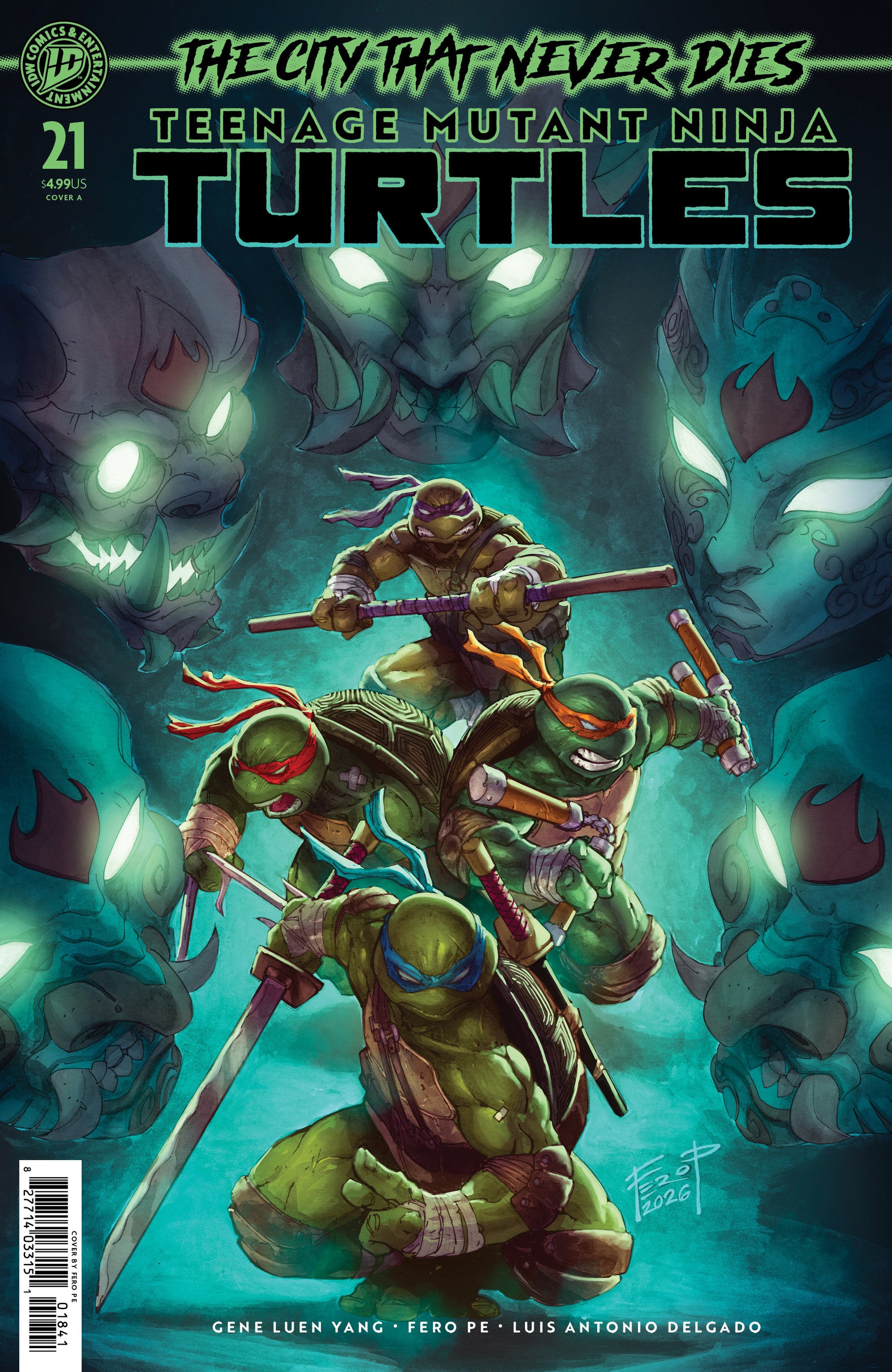IDW Comics: Teenage Mutant Ninja Turtles #21 Cover A (Pe)