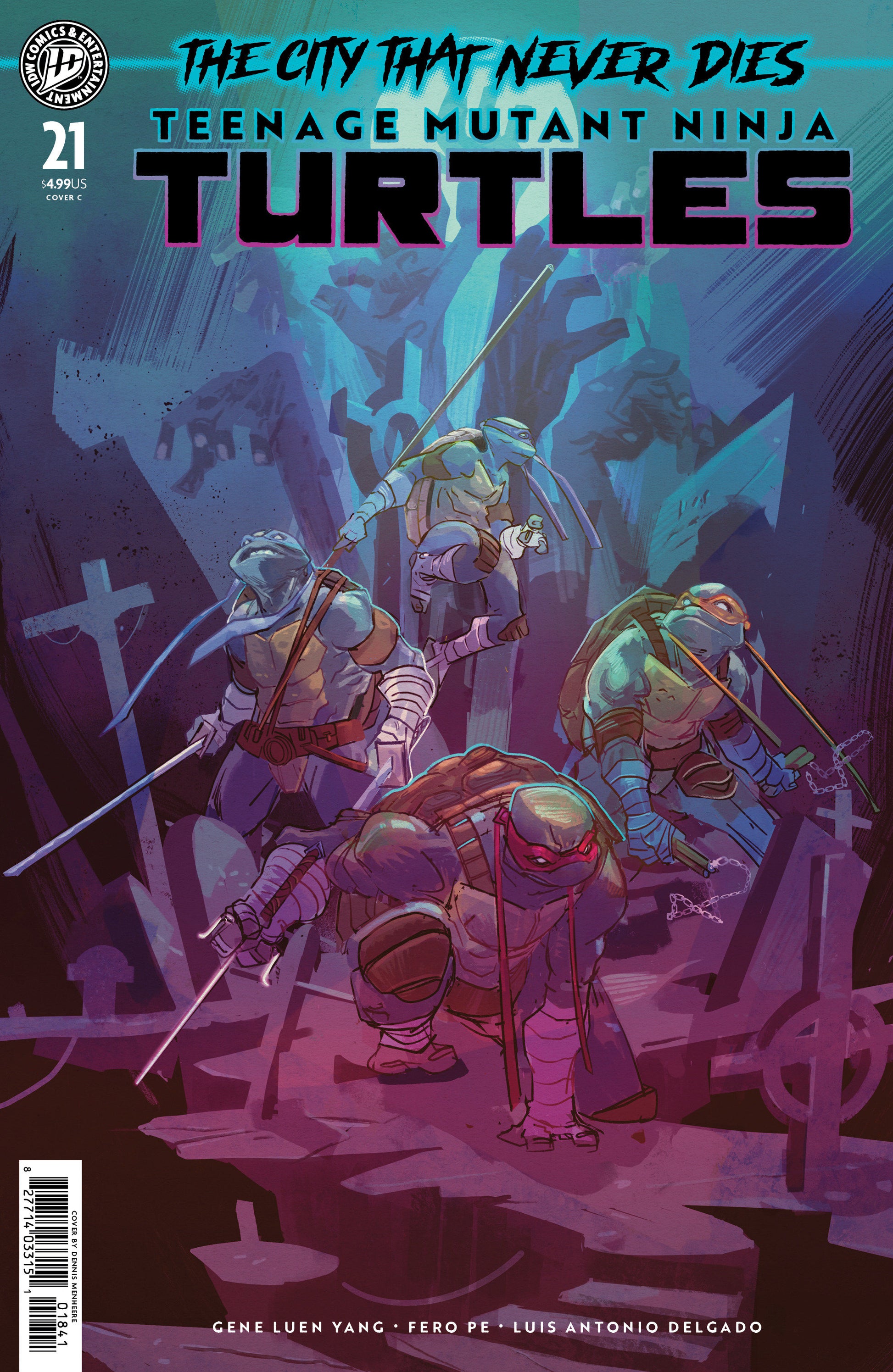 IDW Comics: Teenage Mutant Ninja Turtles #21 Variant C (Menheere)