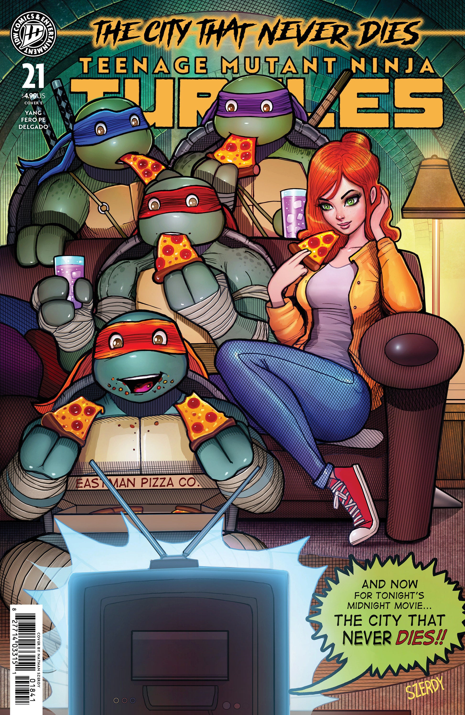 IDW Comics: Teenage Mutant Ninja Turtles #21 Variant E (Szerdy)