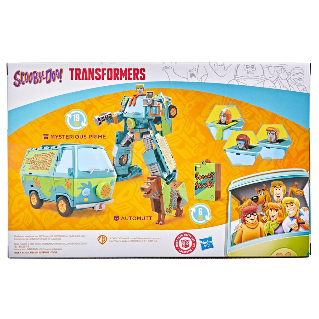 Hasbro : Scooby-Doo! Transformers - Mysterious Prime & Automutt Action Figure Set