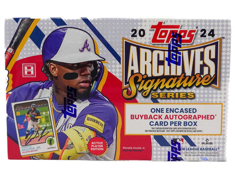 2024 Topps Archives Signature Series Baseball Hobby Box