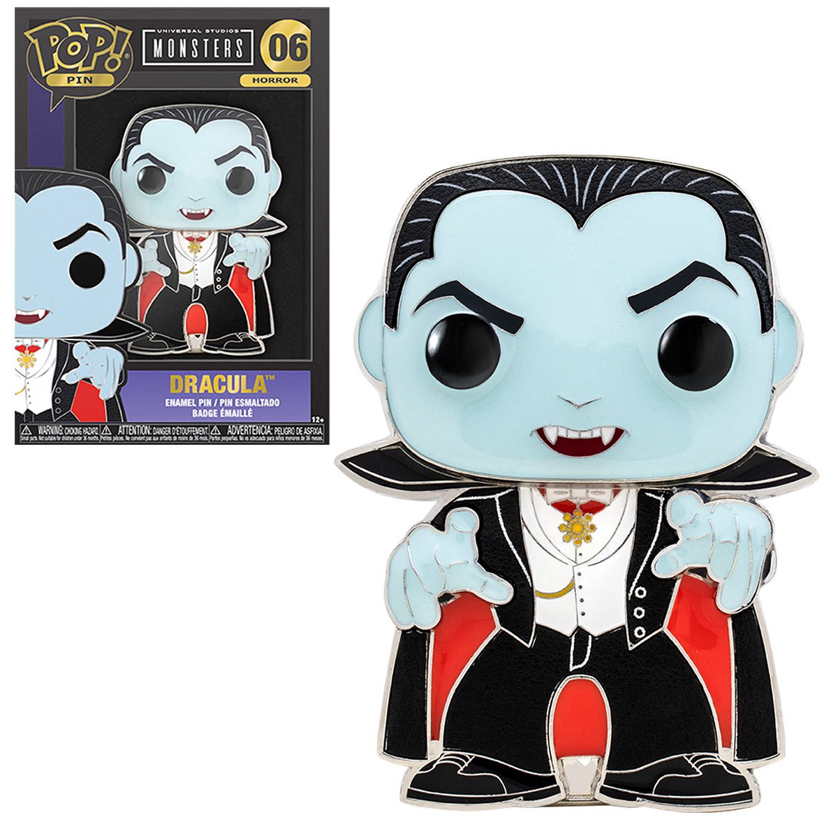 Universal Monsters Dracula Large Enamel Funko Pop! Pin