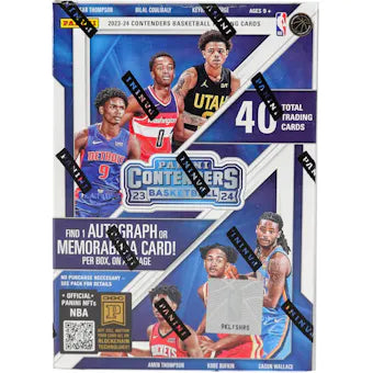 2023/24 Panini Contenders Basketball 5-Pack Blaster Box