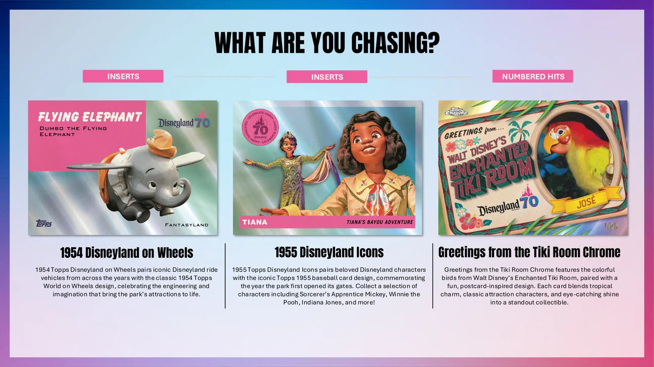 2025 Topps Disneyland 70th Anniversary Blaster Box