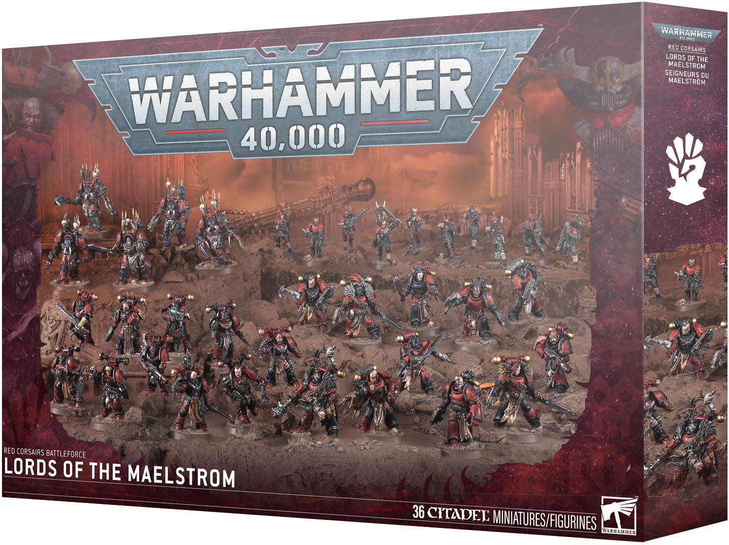 (Copy) WARHAMMER 40K  -  CHAOS SPACE MARINES  -  BATTLEFORCE: RED CORSAIRS - LORDS OF THE MAELSTROM