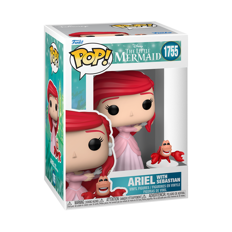 Funko Pop : Disney The Little Mermaid - Ariel With Sebastian #1755