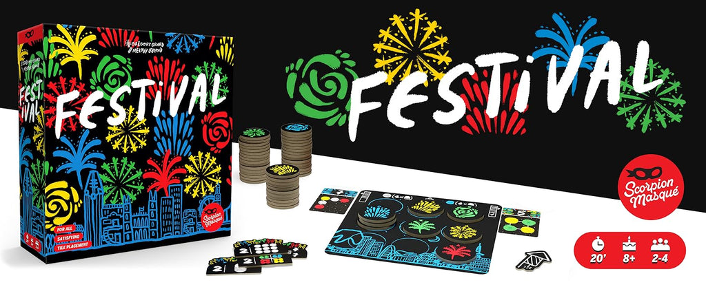 Festival - Light Up The Sky! | Fun Holiday Fireworks Board Game