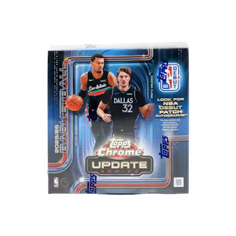 2025/26 Topps Chrome Update Series Basketball Mega Box (Shrink Wrapped)