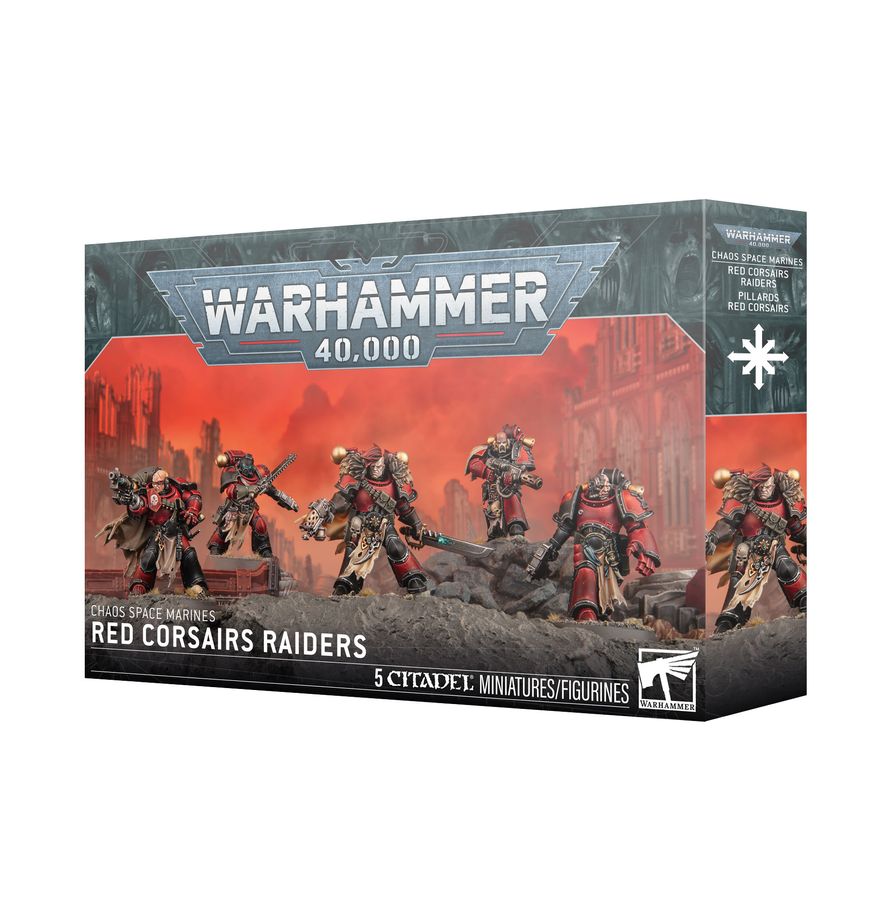 Warhammer 40K- Chaos Space Marines: Red Consairs Raiders