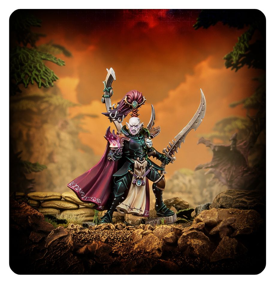 Warhammer 40K: Drukhari Archon Miniature