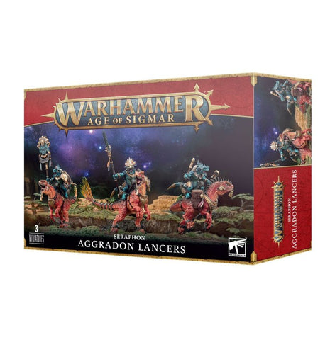 Warhammer Age of Sigmar- Seraphon Aggradon Lancers