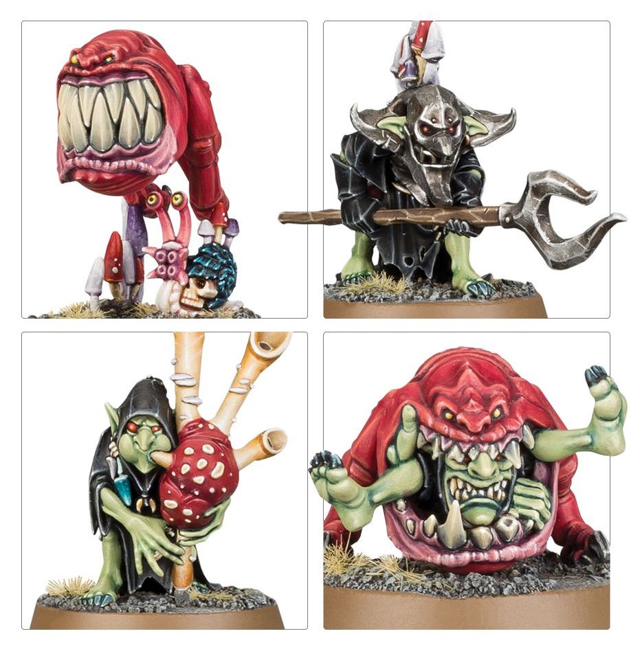 Warhammer Age of Sigmar- Gloomspite Gitz Squig Herd