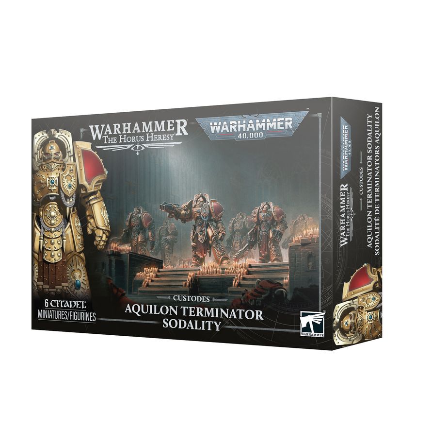Warhammer 40K : The Horus Heresy - Custodes- Aquilon Terminator Sodality