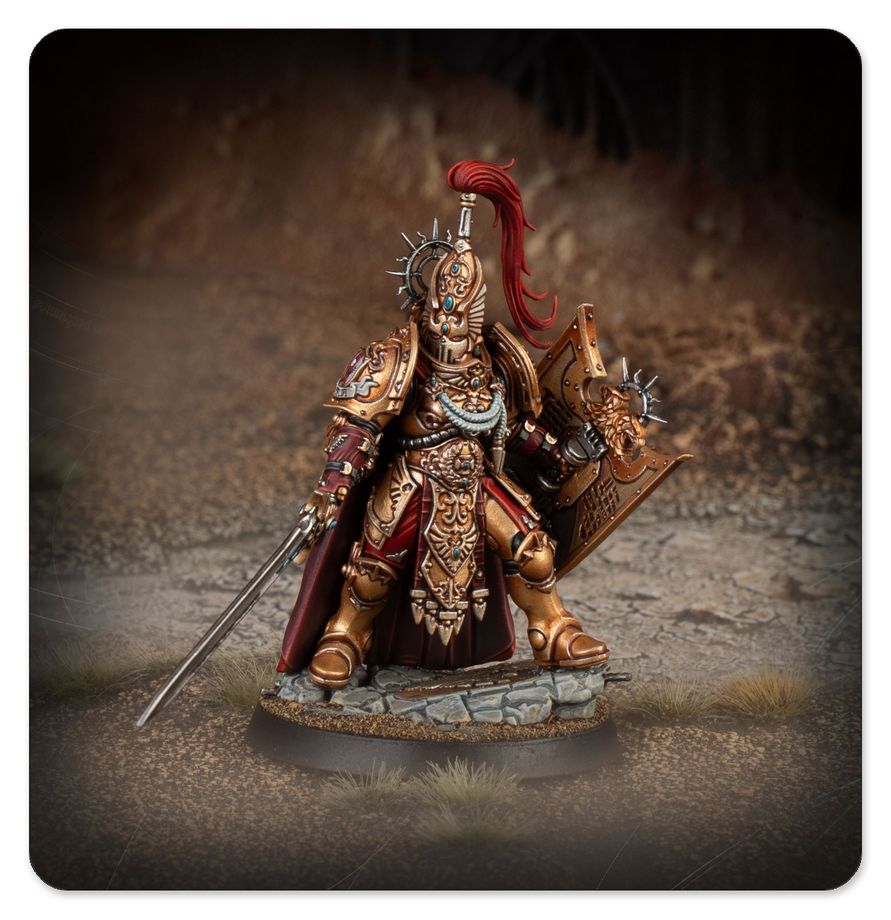 Warhammer 40K : The Horus Heresy - Custodes Shield Captain