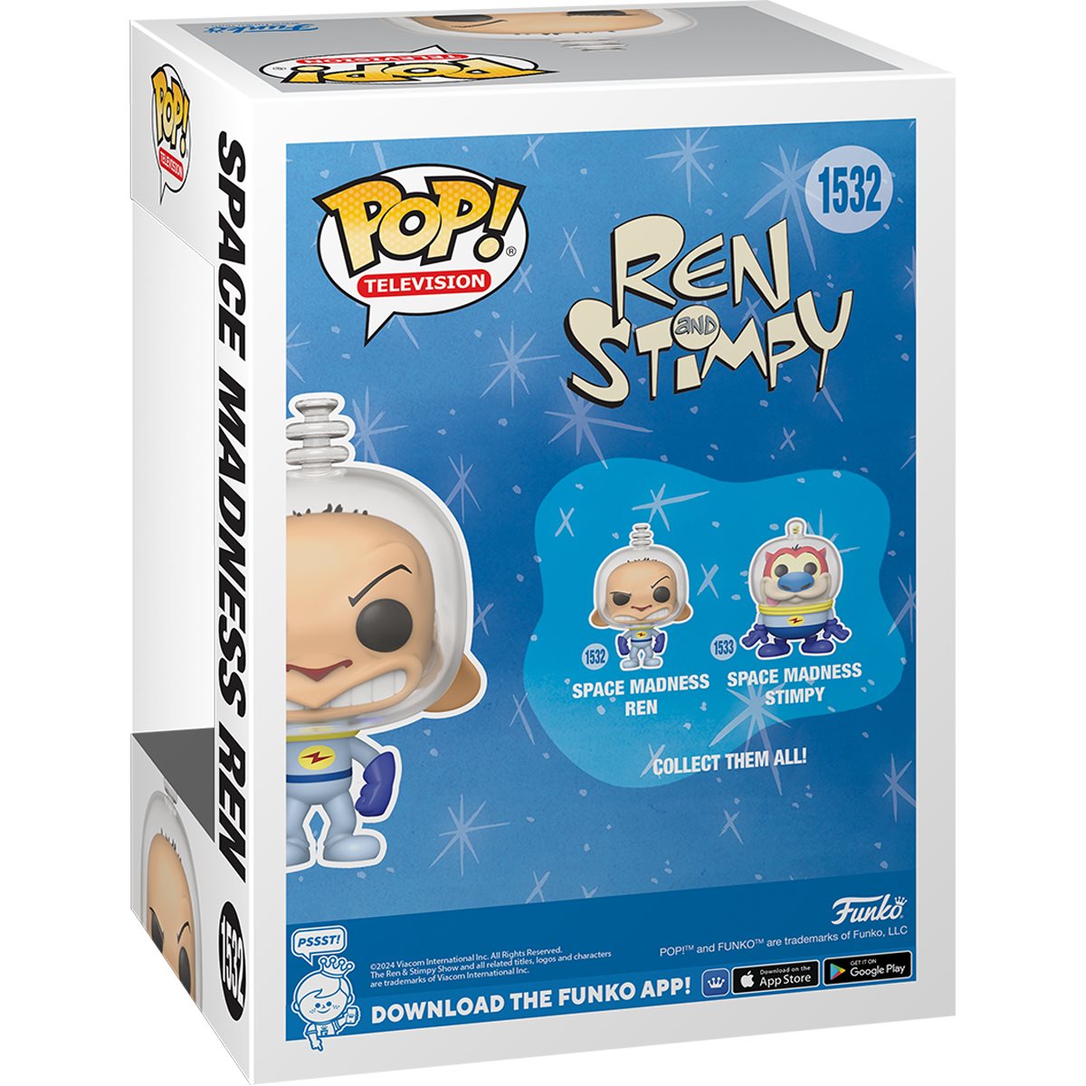 Nickelodeon The Ren & Stimpy Show Space Madness Ren Funko Pop! Vinyl Figure