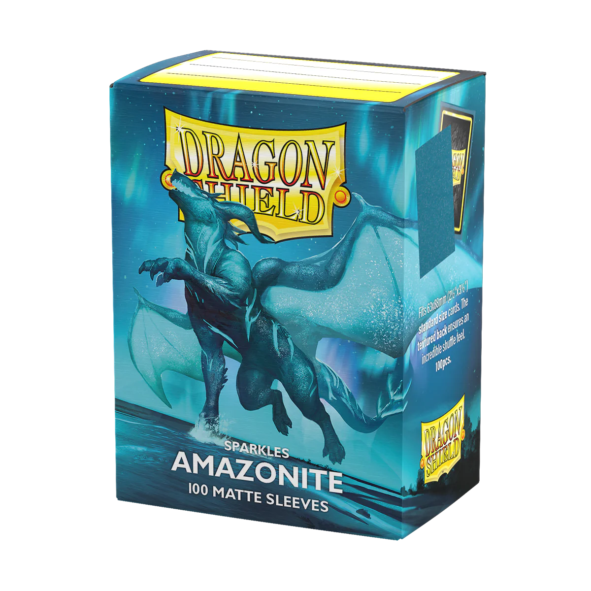 Dragon Shield: Matte Sleeves - SPARKLES AMAZONITE (100ct)