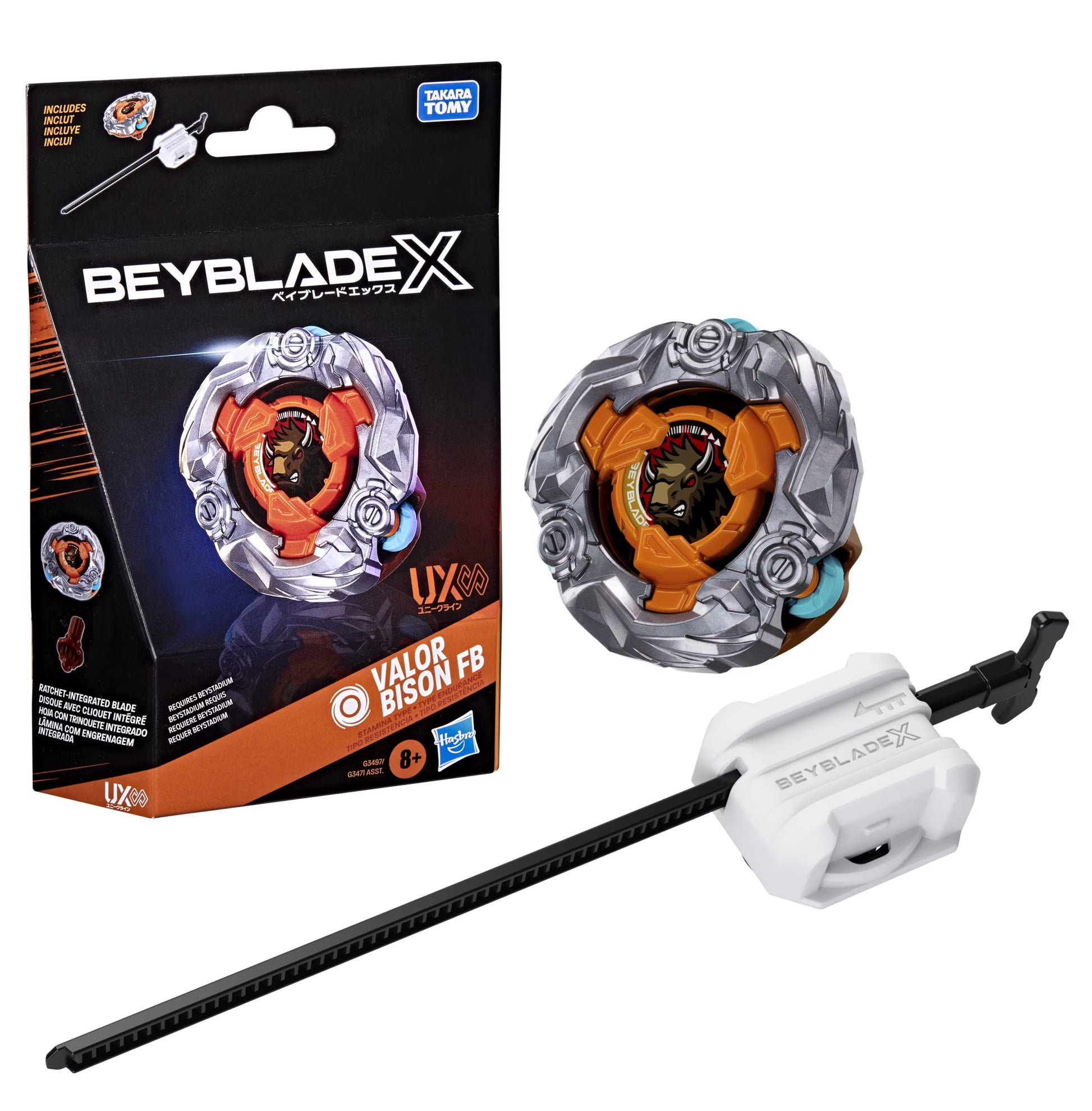 Beyblade X Valor Bison FB UX Infinity Starter Pack Set