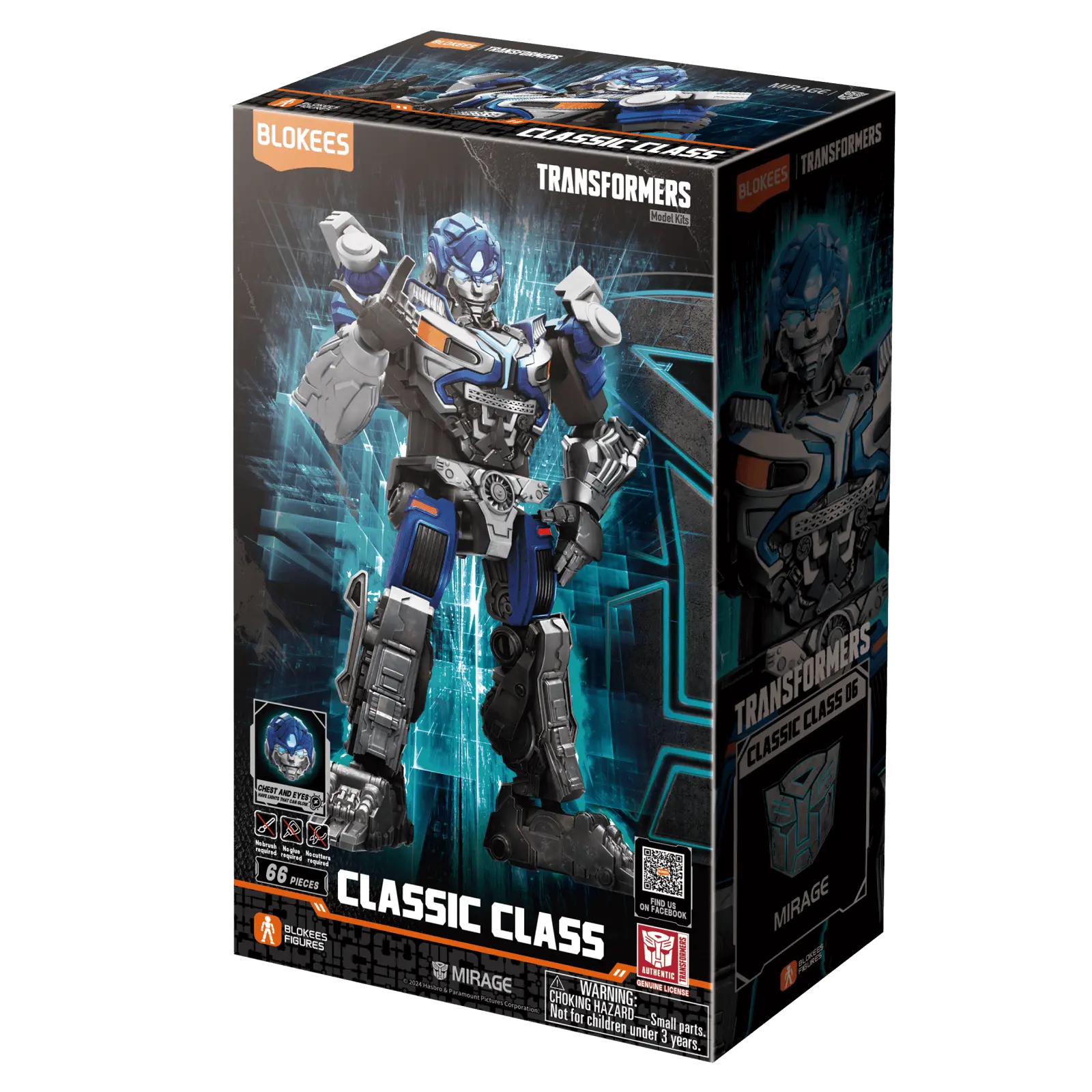 Blokees Transformers Classic Class MIRAGE Model Kit