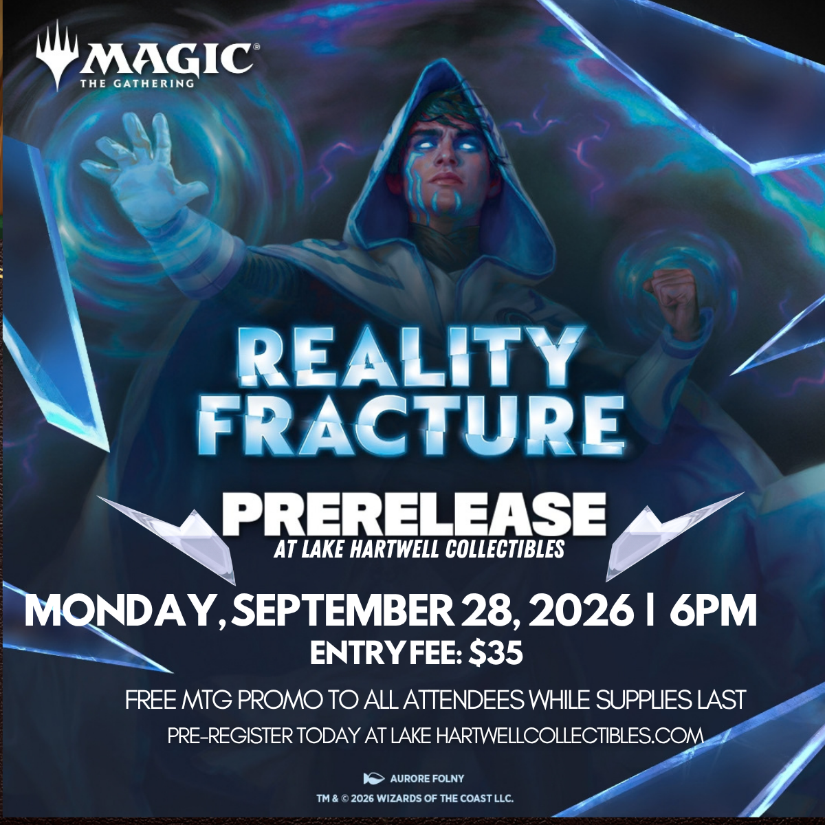 Magic the Gathering: Reality Fracture Prerelease III (Monday, September 28, 2026 | 6pm)