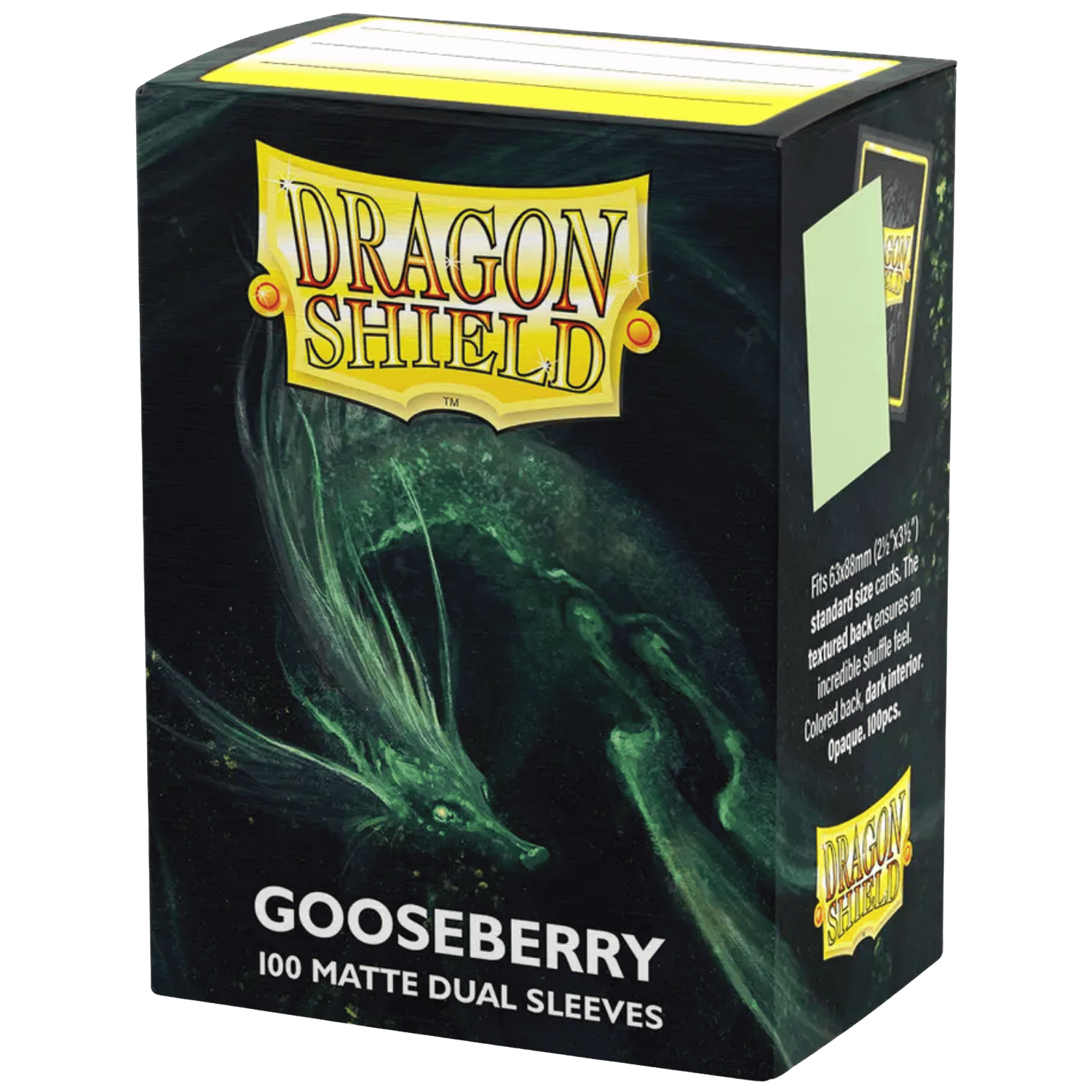 Dragon Shield: Matte Dual Sleeves - GOOSEBERRY (100ct)