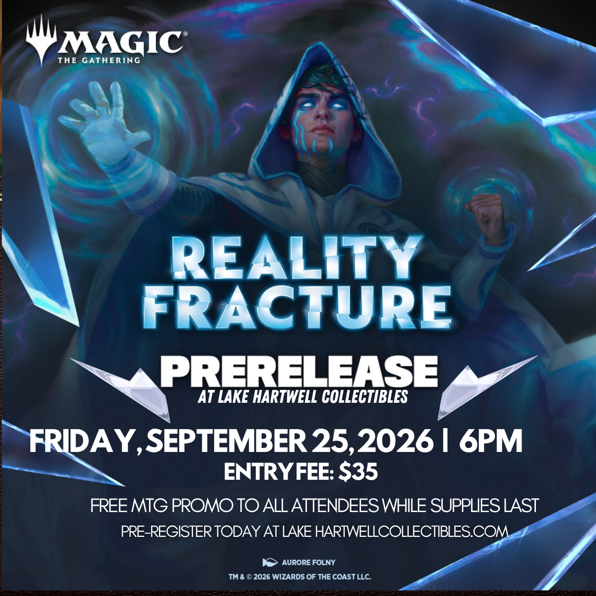 Magic the Gathering: Reality Fracture Prerelease I (Friday, September 25, 2026)