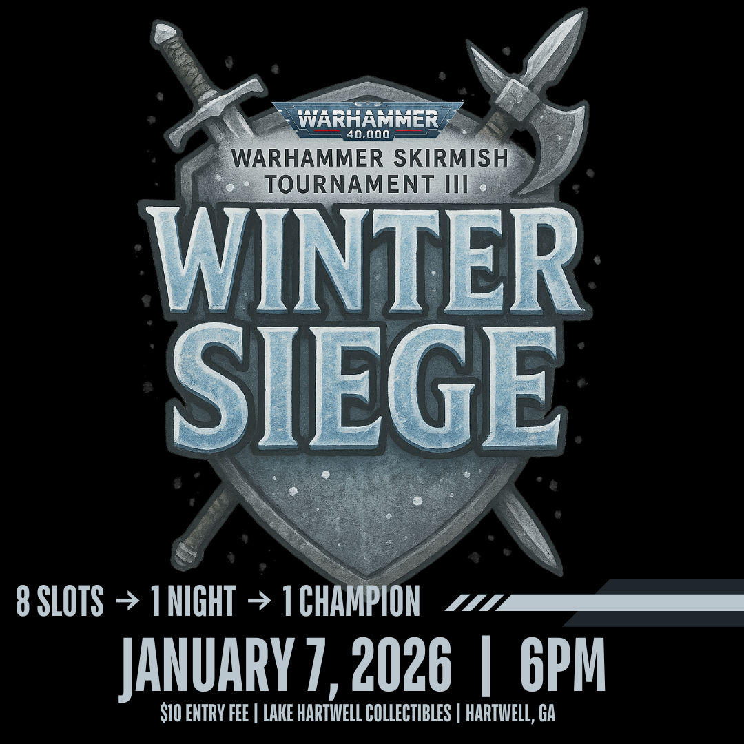 Warhammer Skirmish Tournament III: Winter Siege (January 7, 2026) Entry