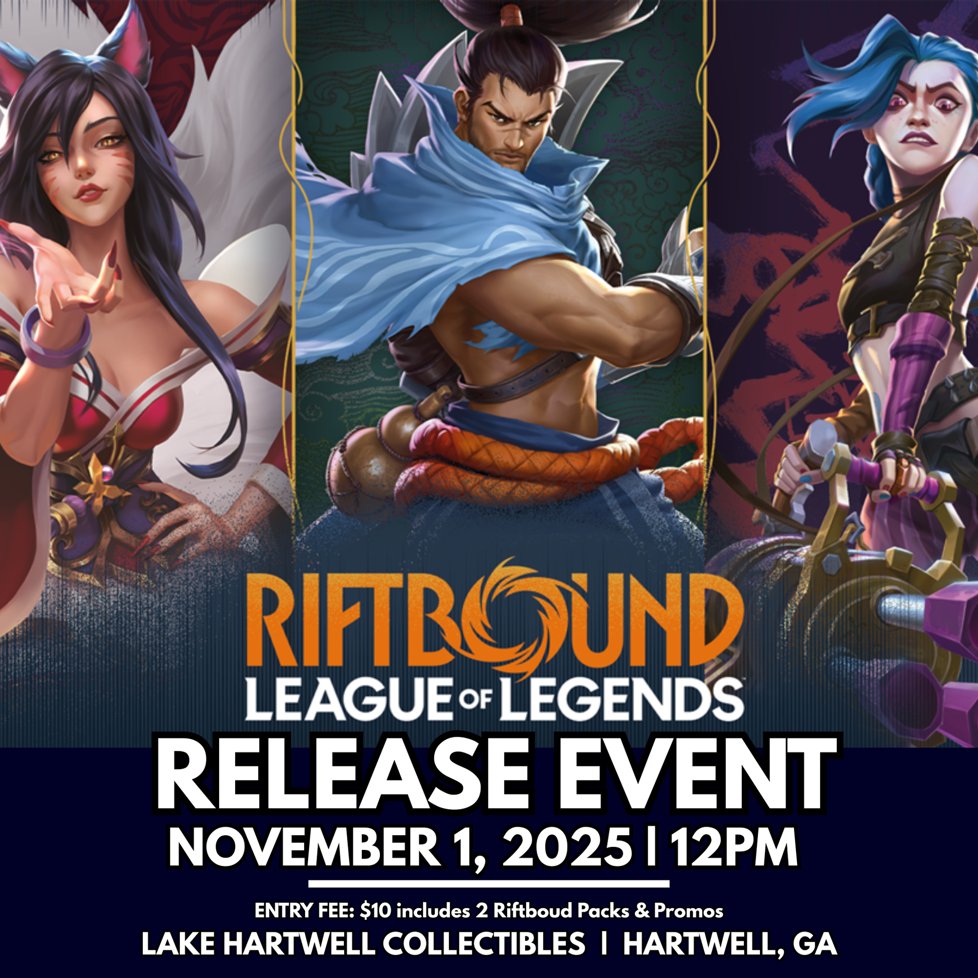 RIFTBOUND LEAGUE OF LEGENDS RELEASE EVENT (11/1/25 | 12PM)