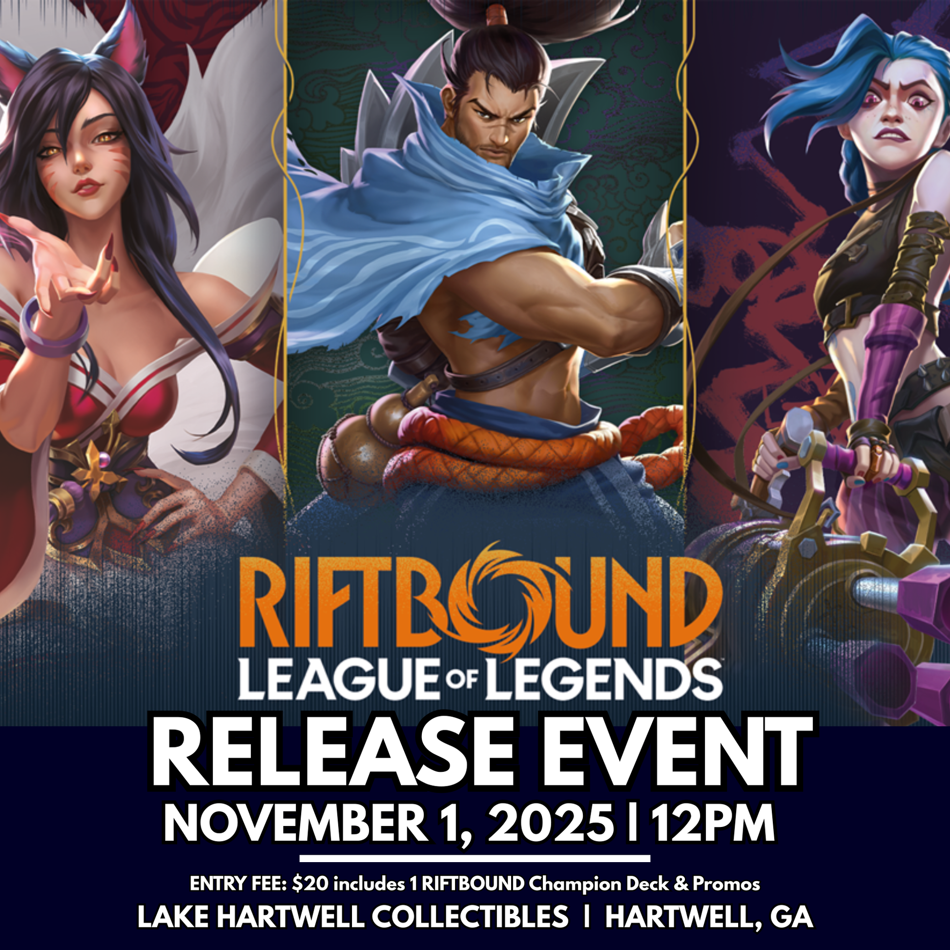 RIFTBOUND LEAGUE OF LEGENDS RELEASE EVENT (11/1/25 | 12PM)