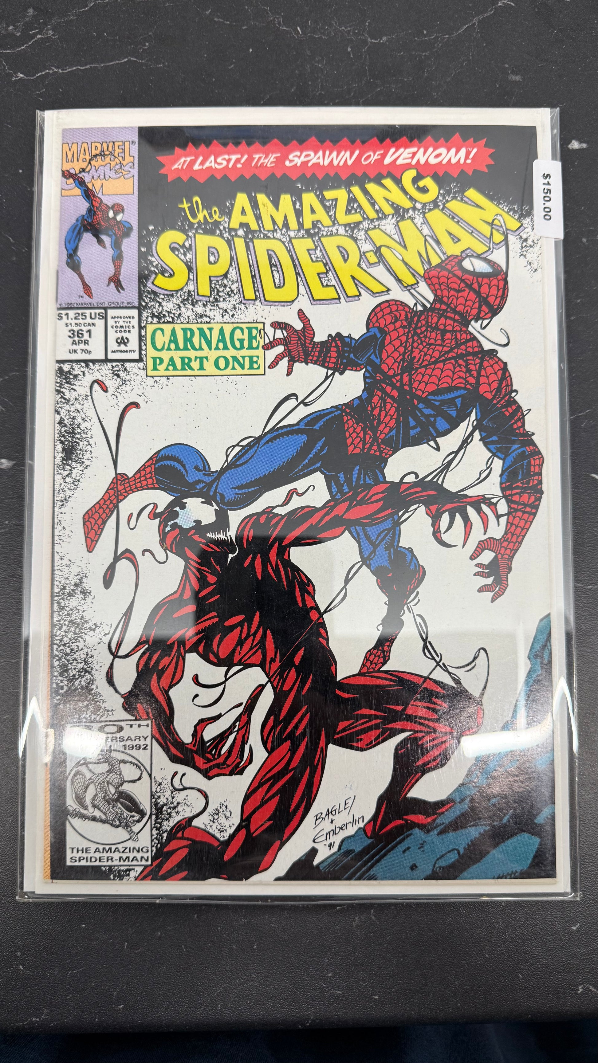 Marvel Comics: The Amazing Spider-Man #361 (First Appearance: Carnage)