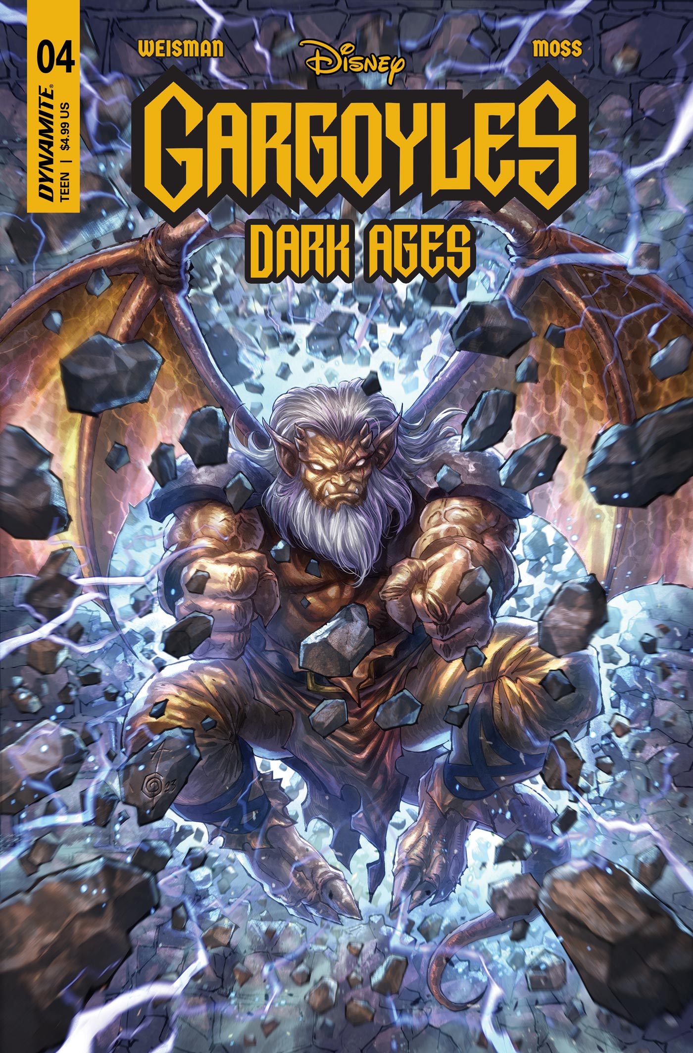 Dynamite Comics:  Disney Gargoyles - Dark Ages #04 from Weisman & Moss