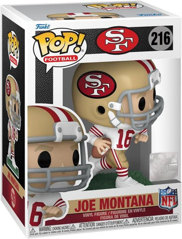 NFL Legends: San Fransisco 49ers - Joe Montana Funko Pop! #216