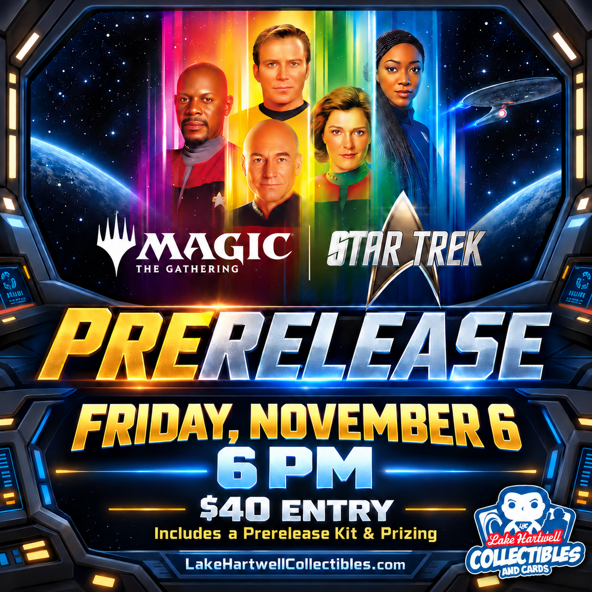 Magic the Gathering: Star Trek Prerelease Event (Friday, November 6, 2026 - 6pm)