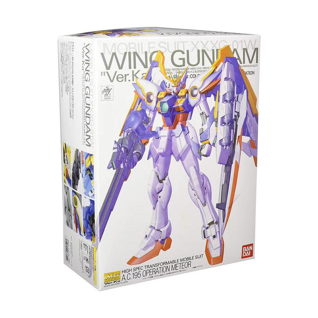 Bandai Hobby Gundam Wing XXXG-01W Wing Gundam Ver.Ka MG 1/100 Model Kit